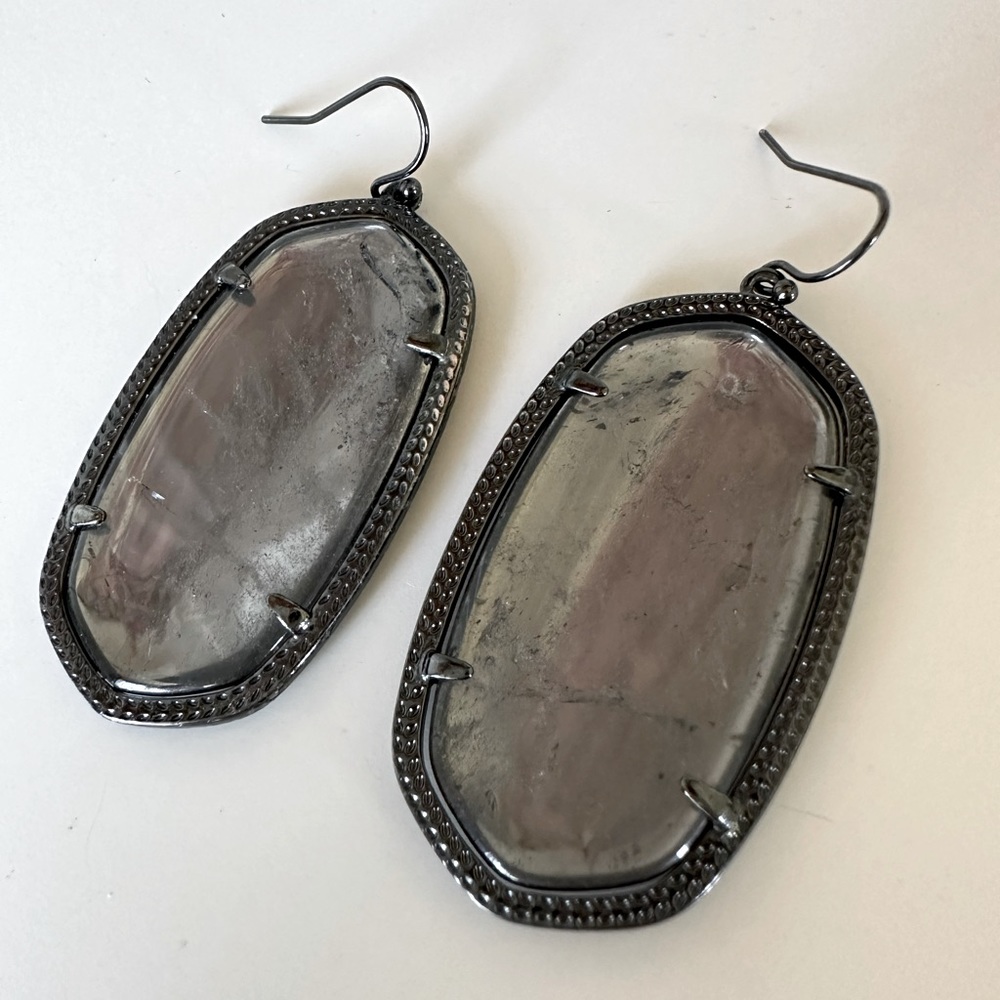 Kendra Scott Danielle Earrings - Iridescent Graphite Glass